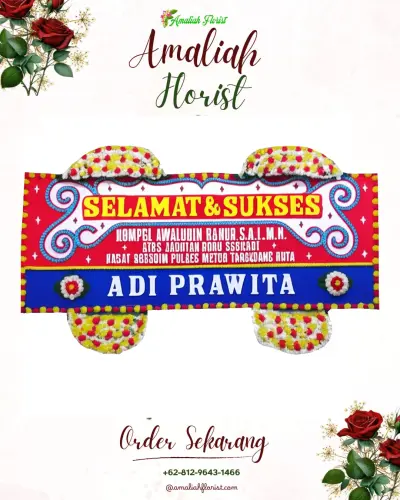 Karangan Bunga Ucapan Selamat di Sirnarasa